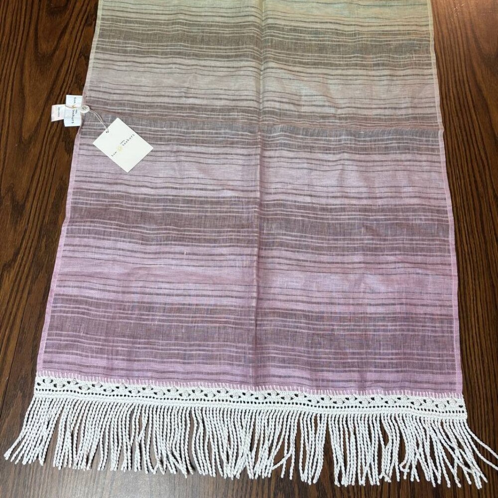 Little Sun Seekers Girls Elafonisi Sarong Pareo for Girls 100% Linen